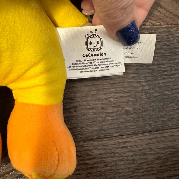 Cocomelon JJ Duckie 8" Yellow Duck PJs Plush Doll Soft Toy - Picture 5 of 5